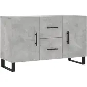 Syfax Sideboard Betongrau 100x36x60 cm Holzwerkstoff