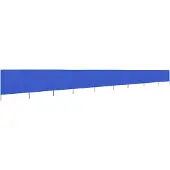 Syfax 9-teiliges Windschutzgewebe 1200 x 160 cm Azurblau