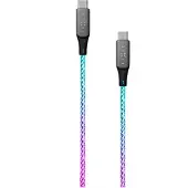 FIXED FIXDLED-CC-RA, 1,2 m, USB C, USB C, Mehrfarbig