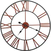 Syfax Wanduhr Metall 58 cm Rot