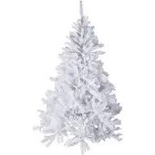 Merkloos Weißer künstlicher Weihnachtsbaum | 180cm