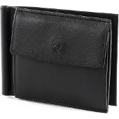 Esquire Geldbörse Leder Dollarclip Herrenbörse CARDSAFE schwarz Klammerbörse 2565-10-00