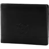 Chiemsee Leder Geldbörse Leather Wallet Black / Brown schwarz