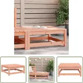 The Living Store Gartenhocker 70x70x30 cm Massivholz Douglasie