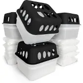 Floordirekt 4er-SET Luftentfeuchter Raumentfeuchter in 6 Farben und 2 Designs Schwarz Hava