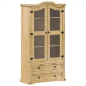 Syfax Vitrine Corona 99x43x187 cm Massivholz Kiefer
