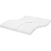 Syfax Schaumstoffmatratze Weiß 200x210 cm 7-Zonen Härtegrad 20 ILD