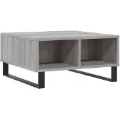 Syfax Couchtisch Grau Sonoma 60x60x30 cm Holzwerkstoff