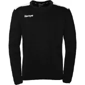 Kempa Langarmshirt "Langarmshirt Emotion 27", Herren, Gr. L, schwarz (schwarz, weiß), Obermaterial: 100% Polyester Pol. recyc.., Shirts Langarmshirt