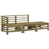 Sonstiges 3-tlg. Garten-Lounge-Set Kiefernholz Imprägniert