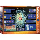 Empireposter Puzzle 'Das Atom' 1000 Teile, 68x48 cm