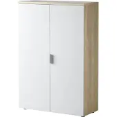 Dmora Allzweckschrank 2 Türen, Braun, 80x119 cm, 2 Böden