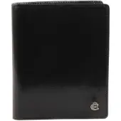 Esquire Leder Geldbörse Toscana Leather Wallet Black schwarz