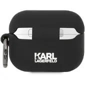 Karl Lagerfeld 3d Logo Nft Choupette Head Silicone Airpods Pro Airpods-hülle Schwarz Schwarz One Size