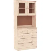 Syfax Highboard ALTA 77x35x165 cm Massivholz Kiefer