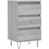 Syfax Sideboard Grau Sonoma 40x35x70 cm Holzwerkstoff