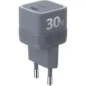 Force Power , UltraGaN USB-C Cube Ladegerät 30W schnell & universell, Grau