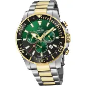 Jaguar Herren Uhr Chronograph Elegant Luxus Edelstahl Executive silber gold D2UJ862/5