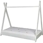 Velinda Matratzenset STANDARD + Zeltbett 160x80cm weiß