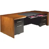 AEA Bürotisch Braun Tisch Holz Modern Stil Rechteckig Arbeitszimmer Büro