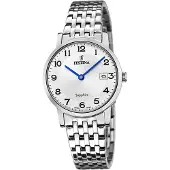 Festina Swiss Damen Edelstahl Armbanduhr silber D2UF20019/4