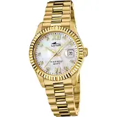 Lotus Damen Uhr Elegant Edelstahl Armbanduhr Classic gold D2UL18932/1