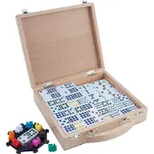 Longfield Mexican Train Double 12, Holzkiste