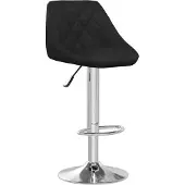 Syfax Barhocker Schwarz Kunstleder