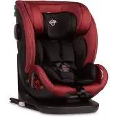 Caretero Securo, Reboarder 360 Drehbar Isofix, 2in1 Kindersitz Auto, Burgunderrot