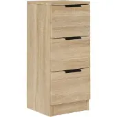 Syfax Sideboard Sonoma-Eiche 30x30x70 cm Holzwerkstoff
