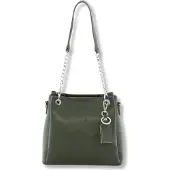 Luka SBV Verde Dollaro Leder Damenhandtasche grün
