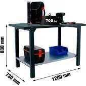 Simonwork (bancos De Trabajo) Bt6 Pro Werkbank 830x1200x730 Mm