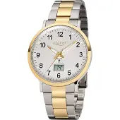 Regent Herren Uhr FR-245 Metall Funk Armbanduhr Funkuhr silber gold D2URFR245