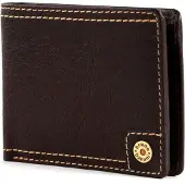 Bruno Banani Leder Geldbörse Men´s Wallet Brown braun