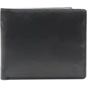 Esquire Leder Kartenetui Compact Credit Card Case Black schwarz