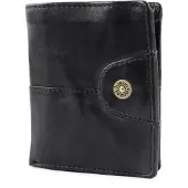 Bruno Banani Leder Geldbörse Williamsburg Mini Wallet Black schwarz