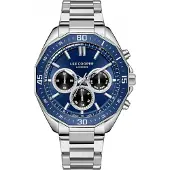 Lee cooper Herrenuhr LC08021.390 in Marineblau, modisches Geschenk.