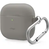 Elago Silikon-Hängehülle für AirPods 4 Mittelgrau