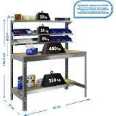 Simon Rack Simonwork (bancos De Trabajo) Bt1 Werkbank 1445x910x610 Mm