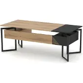 AEA Bürotisch Schreibtisch Arbeitstisch Tisch 2 Schubladen Arbeitszimmer