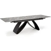 Halmar Esstisch Hilario 180x75x90 cm ausziehbar für 8 Personen Küchentisch Schwarz