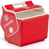 Igloo Playmate Kühlbox - FC Bayern München - lizensierter Fanartikel, Rote Kühltasche, 6 Liter