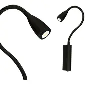 Azzardo Wandlampe Veronica IP44 Modern Metall Schwarz AZ1548