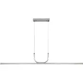 Rabalux 72129 Pendelleuchte Elia, 25W, 3000K, 1150lm, Aluminium, silber-weiß, quadratisch, warmweiß, Modern