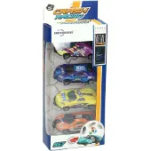 Nobrand Raceauto Backflip Pull-Back-Set – 4er-Set