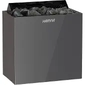 Harvia Saunaofen Vega Qubic Black 4.5 kW | separate Steuerung erforderlich | HBQ454EM