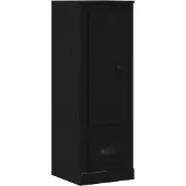 Syfax Highboard Schwarz Eichen-Optik 36 x 35.5 x 103.5 cm