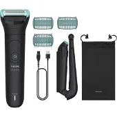 Philips 5000 series Body Groomer BG5480/15 Mit Triple Protect-Rasiersystem, Nass & Trocken, Keine Wartung – muss nicht geölt werden, Batterie, Schwarz