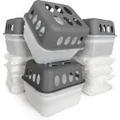 Floordirekt 4er-SET Luftentfeuchter Raumentfeuchter in 6 Farben und 2 Designs Grau Hava
