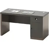 Xl Moebel Gmbh Schreibtisch Arbeitsplatz Schwarz Modern Look Stauraum Schloss Kabelkanäle